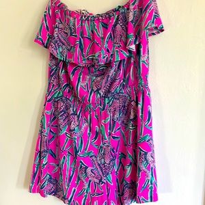 Beautiful Lilly Pulitzer elephant print romper